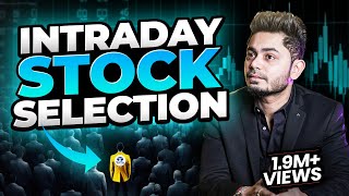 How to select Stocks for Intraday Trading  Trading Secrets  Anish Singh Thakur  Booming Bulls [upl. by Wojcik]