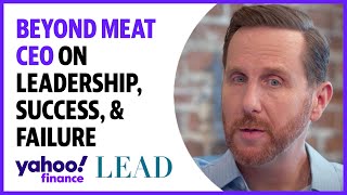 Beyond Meat CEO discusses leadership success failure and plant based food industry [upl. by Kallman]