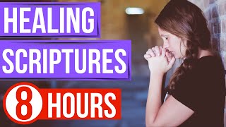 Healing Scriptures Bible verses for sleep with Gods Word ON Peaceful Scriptures [upl. by Aehtrod131]