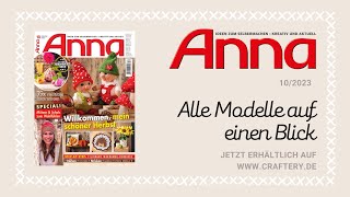 Zeitschrift Anna 1023  Alle Modelle auf einen Blick [upl. by Wivinah]