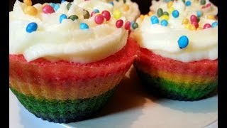 CUPCAKES Arcoiris [upl. by Etteroma]