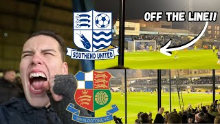 SOUTHEND VS WEALDSTONE1190th MINUTE SAVIOUR AS BLUES FORCED TO SHARE A POINT [upl. by Toby470]