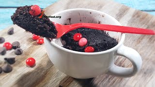 TWO MINUTE MICROWAVE MUG CAKE [upl. by Duahsar96]