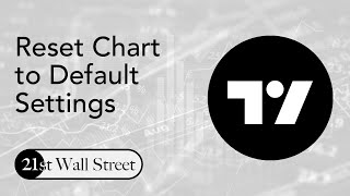 How To Reset TradingView Chart To Default Layout [upl. by Kosiur]