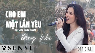 Đông Nhi  Cho Em Một Lần Yêu  Live  Mây Lang Thang 2603 [upl. by Adnalay]