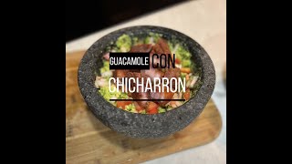 GUACAMOLE CON CHICHARRON 🥑🐖Te va a encantar  La Parrillisa [upl. by Brest]