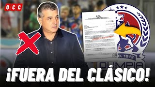 🚨¡LO LOGRARON SANCIONAN AL TÉCNICO DE MOTAGUA Y SE PERDERÁ EL CLÁSICO CONTRA OLIMPIA [upl. by Dnaleel]