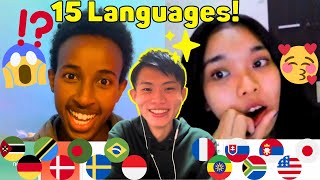 You Can Make People SMILE Once You Speak Their Native Language  Omegle [upl. by Leerzej361]