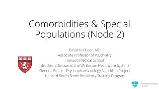 GAD Pharmacotherapy Addressing Comorbidities and Special Populations [upl. by Ashton]