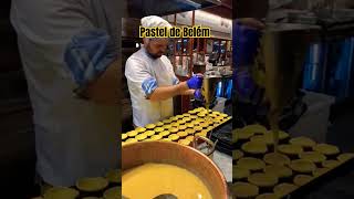 Produção pastel de Belém em Portugal portugal comida [upl. by Donelson]