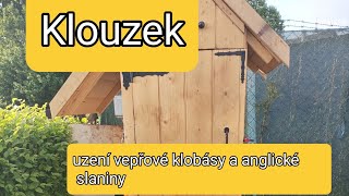 uzení vepřové klobásy a anglické slaniny [upl. by Phonsa]