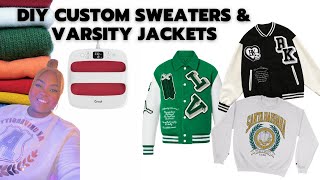 How to Make Custom Jackets and Sweatshirts using a Heat Press [upl. by Oicirbaf111]