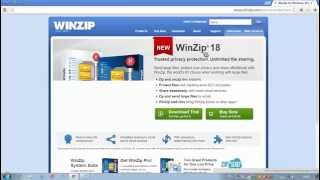 How To Use Winzip To Extract Files Tutorial [upl. by Phenica968]