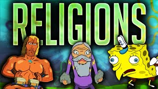 Religions Portrayed By Spongebob [upl. by Elyag500]