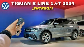 TIGUAN R Line 14T 2024 Gris Platino  Entrega con tapetes de uso rudo R Line [upl. by Baillie]