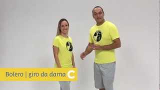 Aula de Bolero  Passo Giro da Dama [upl. by Drahcir]