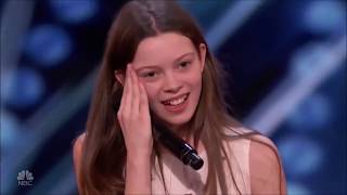 Americas Got Talent COURTNEY HADWIN 2018 VIRAL GIRL [upl. by Rashidi317]