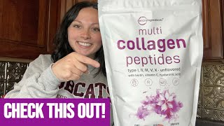 Micro Ingredients Multi Collagen Protein Powder Review [upl. by Dorolice]