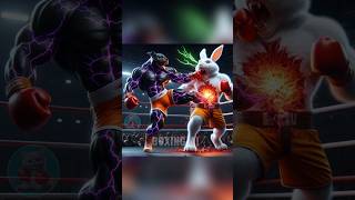 Revenge For Daddy 💔😭 White Rabbit 🆚 Black Bulldog🏆 catlover kitten cat boxingvideo cute shorts [upl. by Eniarol]