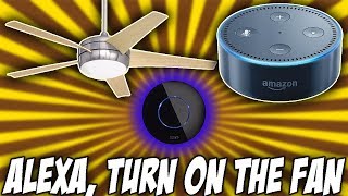 Control Your Ceiling Fan with Your Phone Alexa GA IFTTT amp More Using BOND [upl. by Wolliw395]