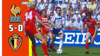 France vs Belgium 5  0 Best Of Moments Euro 1984 [upl. by Gnouhk]