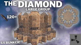 THE DIAMOND TUTORIAL•LARGE GROUP BASE•6X BUNKER•OPEN CORE•MINI CHINA WALL•WIDE GAP•BASEDESIGN 2023 [upl. by Imled790]