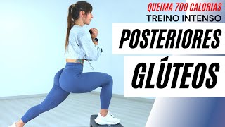 Treino Intenso de Posteriores e Glúteos em casa  Queima 700 Kcal  45 min [upl. by Lian]