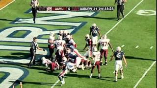 11172012 Alabama AampM vs Auburn Football Highlights [upl. by Ynaffet449]