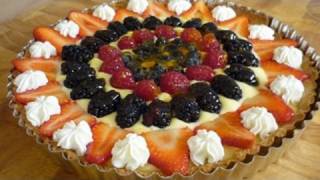 Lemon Curd Tart with Fresh Berries [upl. by Auqenehs]