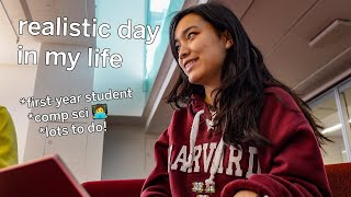 A REALISTIC Day in the Life of a Harvard Computer Science Student [upl. by Streeto]