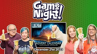 GameNight 24 Days of Christmas  Exit The Game Advent Calendar The Hunt for the Golden Book Day 21 [upl. by Haneeja392]