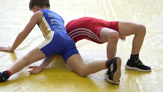 Wrestling  Ringen LM Sachsen 2023 Jugend D 34 kg Freestyle Tunger  Lörenz [upl. by Jilly]