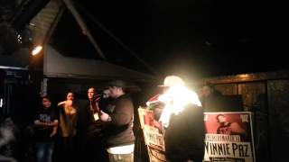 Vinnie Paz live HD 2021  Roma 090314 [upl. by Ardnekat]