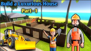 How to build a House is Ocean Is Home 2Part1Ocean Is Home Life SimulatorSurvivaloceanishome2 [upl. by Joerg168]