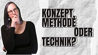 Begriffserklärung mit der Lebensweltorientierten Sozialen Arbeit  Konzept Methode oder Technik [upl. by Libbie133]